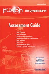 Assessment Guide Module E  Grades 6-8 Module E: The Dynamic Earth-9780547593173