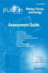 Assessment Guide Module I  Grades 6-8 Module I: Motion, Forces, and Energy-9780547593395