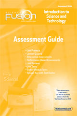 Assessment Guide Module K  Grades 6-8 Module K: Introduction to Science and Technology-9780547593500